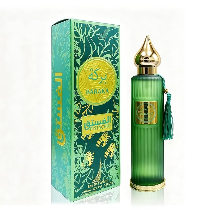 Pistachio Men's Eau de Parfum 3.4 Fl Oz Fragrance Woody Cologne Pistachio Vanilla Scent Gift for Him