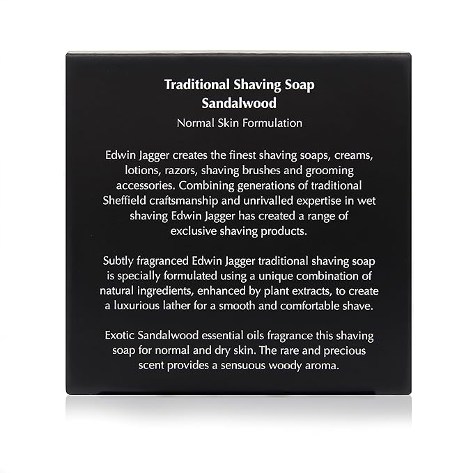 Edwin Jagger Shaving Soap Refill, Sandalwood, 3-Pack