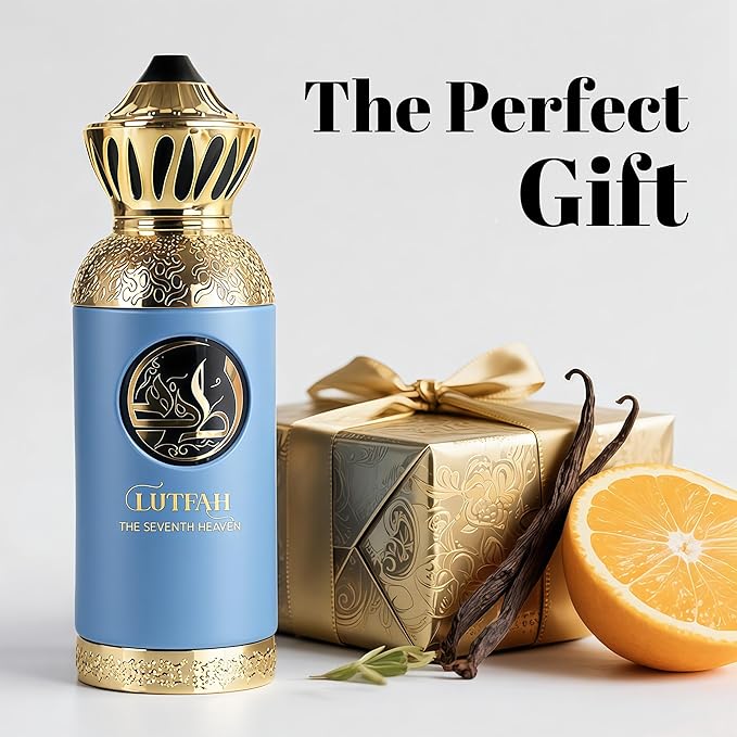 Lutfah Seventh heaven Unisex Perfume 80ml | Eau de Parfum with Pink Pepper,Agarwood,Leather&Musk Scent Fragrance Long-Lasting Luxury Cologne for Men & Women