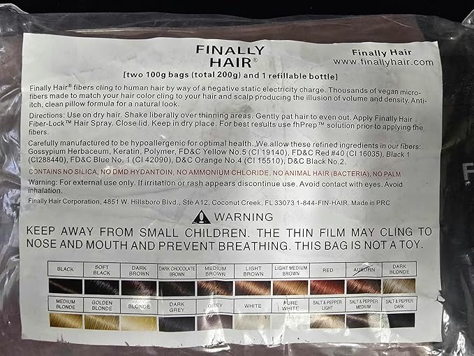 New Hair Building Fibers 100+14=114 Grams. Highest Grade Refill That You Can Use for Your Bottles From Competitors Like Toppik, Xfusion, Viviscal (Auburn)