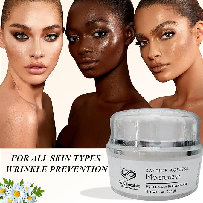 DAYTIME AGELESS MOISTURIZER | Revitalizing Botanical Anti-Aging Face Moisturizer for Smooth, Soft Skin | Hydrating, Nourishing, Soothing Skin Moisturizer for a Youthful-Looking Glow