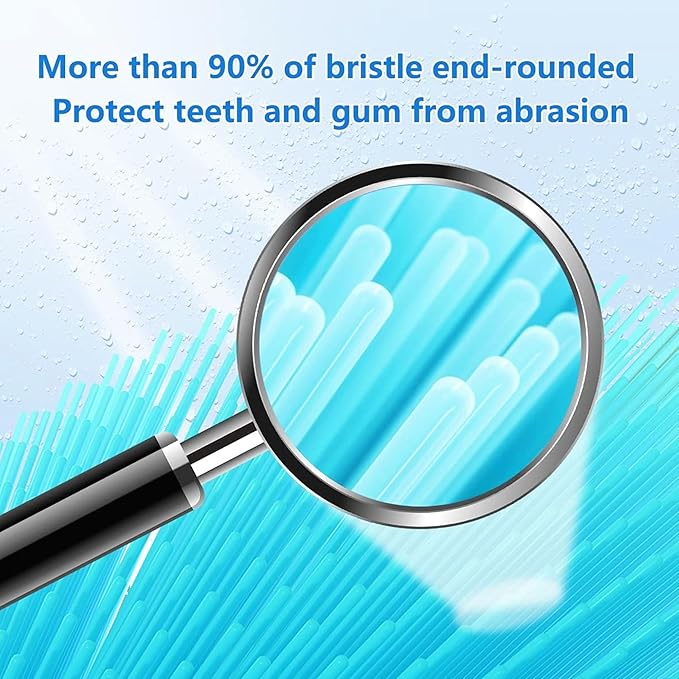 Replacement Toothbrush Heads for COSLUS DY-108Pro Electric Toothbrush,Sonic Electric Toothbrush with Covers(White)