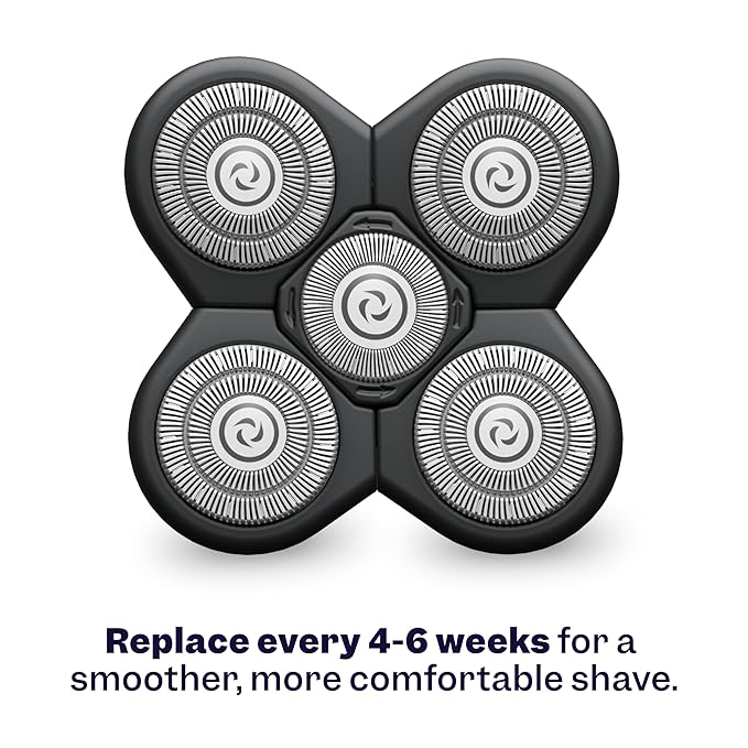 Freebird FlexSeries Official Blade 1 Pack Refills - No Irritation, Razor Bumps or Ingrown Hairs, Ultra-Sharp, Durable, ScalpSafe Design, QuickSnap Install, for 50 Shaves, Compatible with FlexSeries
