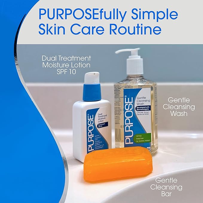Purpose Gentle Cleansing Bar 6 oz (170 g) (Pack of 3)