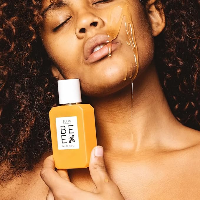 Ellis Brooklyn BEE Eau de Parfum, Travel Spray, Honey Vanilla Perfume for Women, Warm, Spicy Scent with Sandalwood, Cocoa, & Dark Rum – Gourmand Fragrance, Paraben & Phthalate Free, 10ml / 0.33 Fl Oz