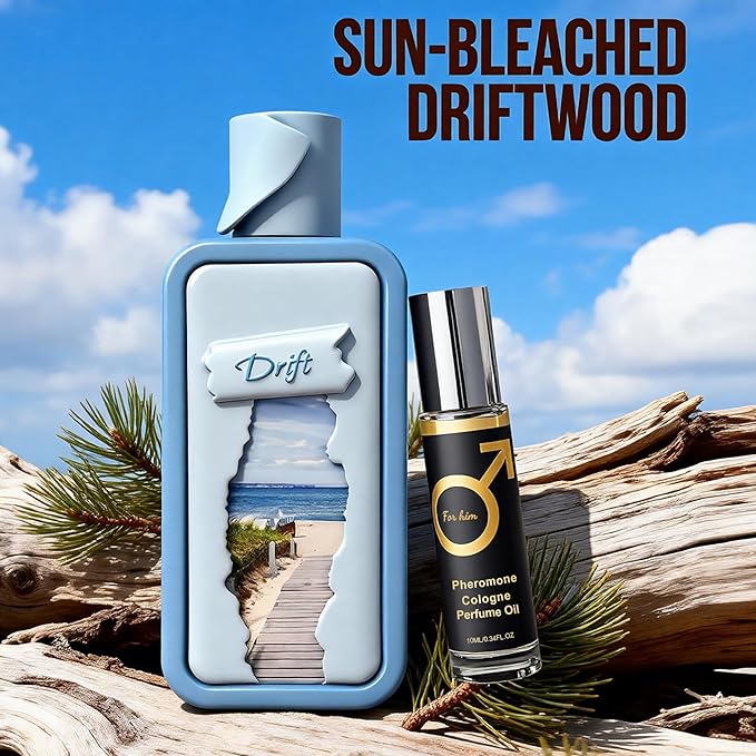 Women’s Eau de Parfum, Citrus Floral Men’s Perfume with Musk & Cedarwood Base, Viva Las Vigas Rose Fragrance Riiffs Season Drift&Pheromone
