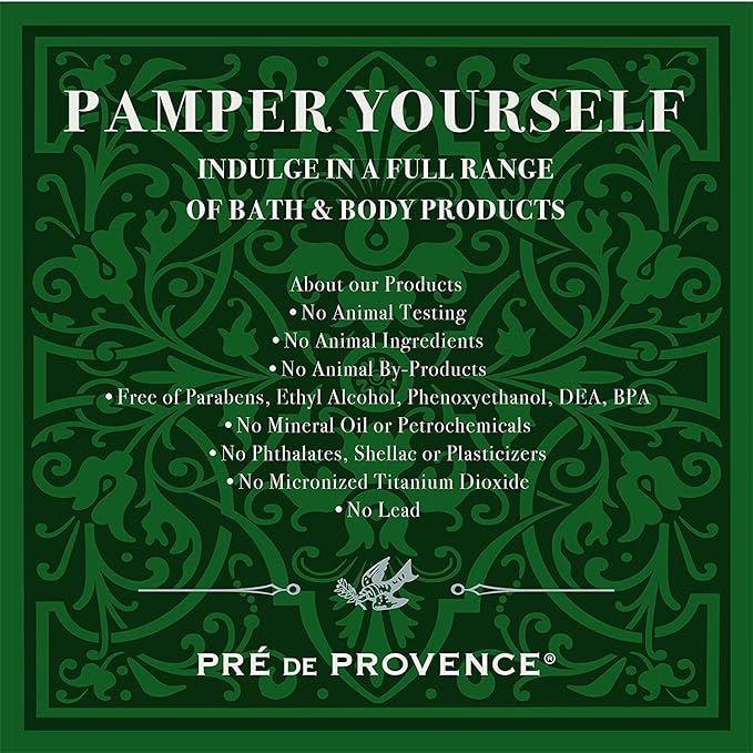 Pre de Provence Bergamot & Thyme Men's Fragrance Collection, Soap Gift Box, 200 Grams