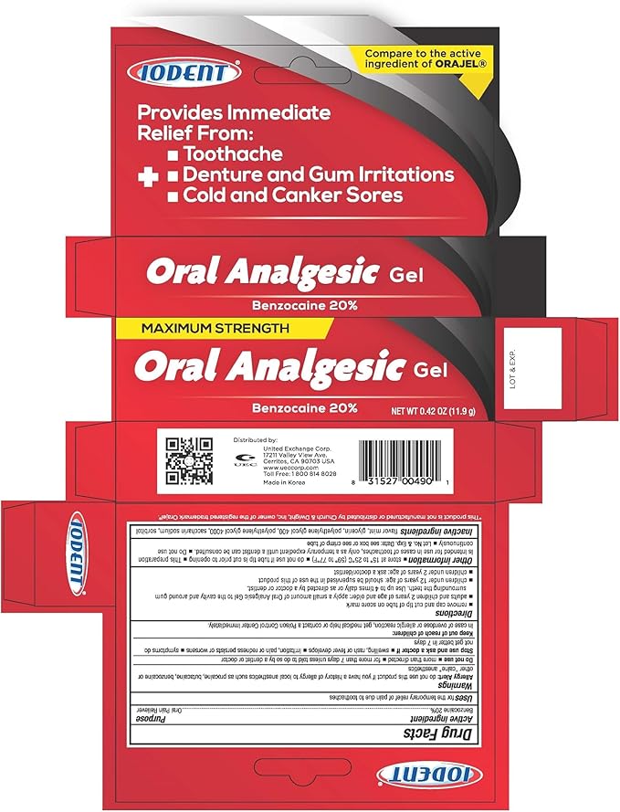 Oral Care Comfort Gel – Gentle Mouth Comfort Gel for Daily Oral Care – Smooth Easy Apply Formula – Compact Travel Size – 0.42 oz Pack of 2