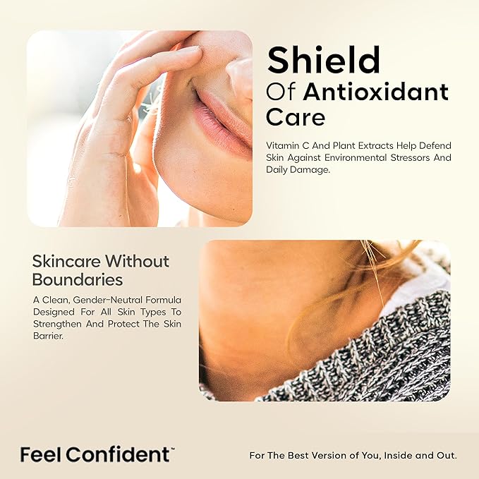 Facial Moisturizer-Plastic Surgeon Formulated for Men & Women, Lightweight, Hydrating, Non-Greasy Face Lotion Cream with Shea Butter, Hyaluronic Acid, Ceramides & Antioxidants 1.7 fl.oz