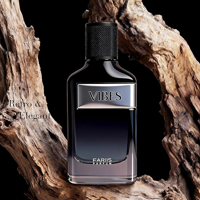 Vibes Men's Fresh Sage & Geranium Cologne 100ml Woody Seductive Eau de Parfum Premium Gift Fragrance