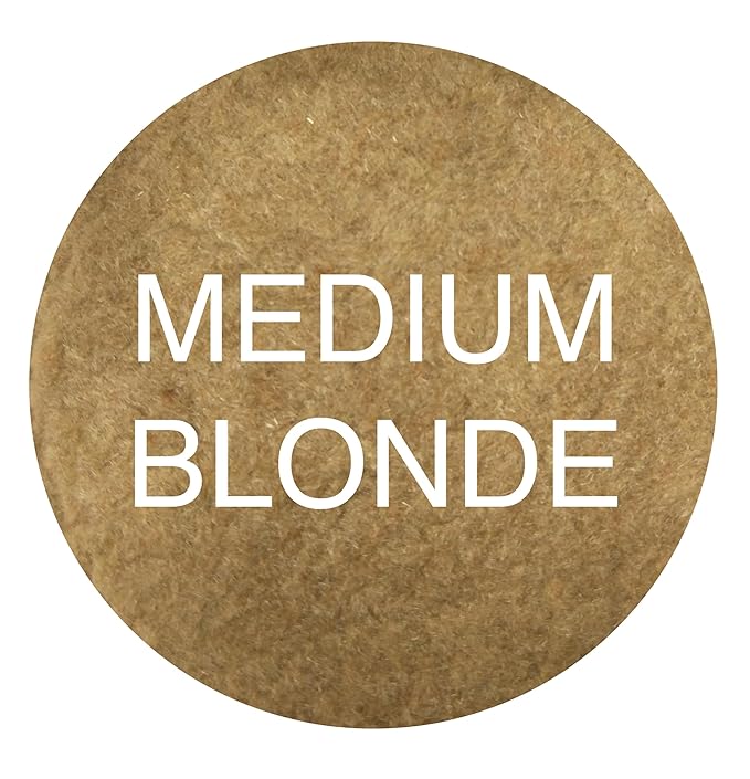 VELO Hair Building Fibers for Thinning Hair –MEDIUM BLONDE Hair Fibers for Men & Women – Covers Bald Spots, Hairline Powder, Hair Thickening Fibers – Hair Filler Powder for Fuller-Looking Hair – 30g