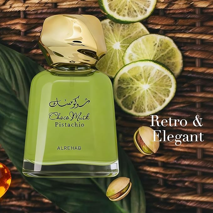 Women’s Eau de Parfum, Sweet Gourmand Women’s Perfume with Pistachio & Vanilla Notes, Choco Musk