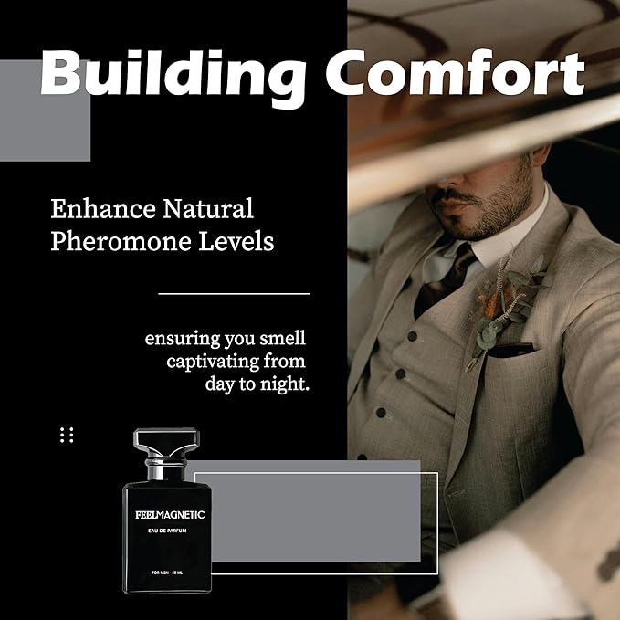 Perfume with Pheromones-Infused for Men - Long-Lasting Perfume Social Confidence 50ml (2)