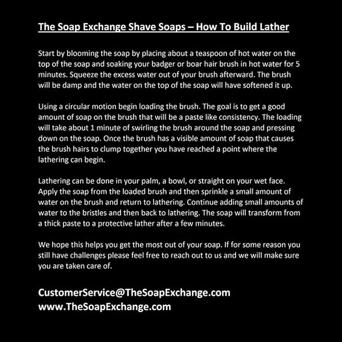 TSE for Men Beach Bum Shaving Soap with Tallow and Shea Butter. Natural Ingredients for Rich Lather and a Smooth Comfortable Shave. Artisan 4.5 oz Semi-Soft Italian Style. Made in the USA.