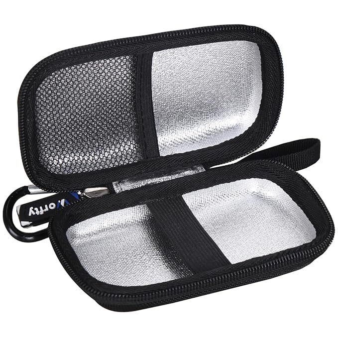 Safety Razor Case for Henson for MANSCAPED® The Plow® 2.0 for Bambaw for BULIMICA for VIKINGS, Universal Hard Travel Case for Safety Razor/Blades & Accessories (Black)