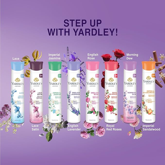 Yardley London Referishing Body Spray English Lavender 150ml