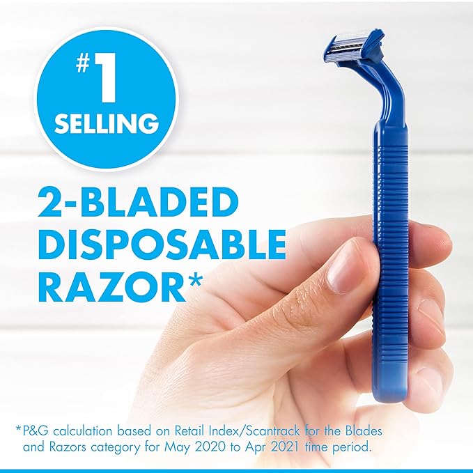 Gillette Sensor2 Pivoting Head Men's Disposable Razors, 25 Count