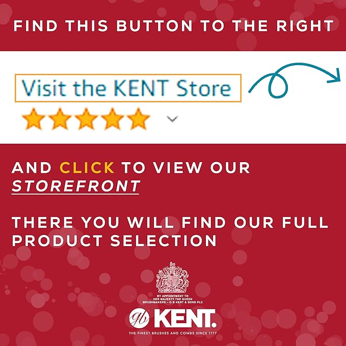 Kent 92TY Wide Tooth Women’s Detangler Comb for Curly, Wavy, and Thick Hair – Ideal for Use on Wet Hair – Gentle, Shower Comb for – Anti-Static, Smooth - Styling Tool by Kent
