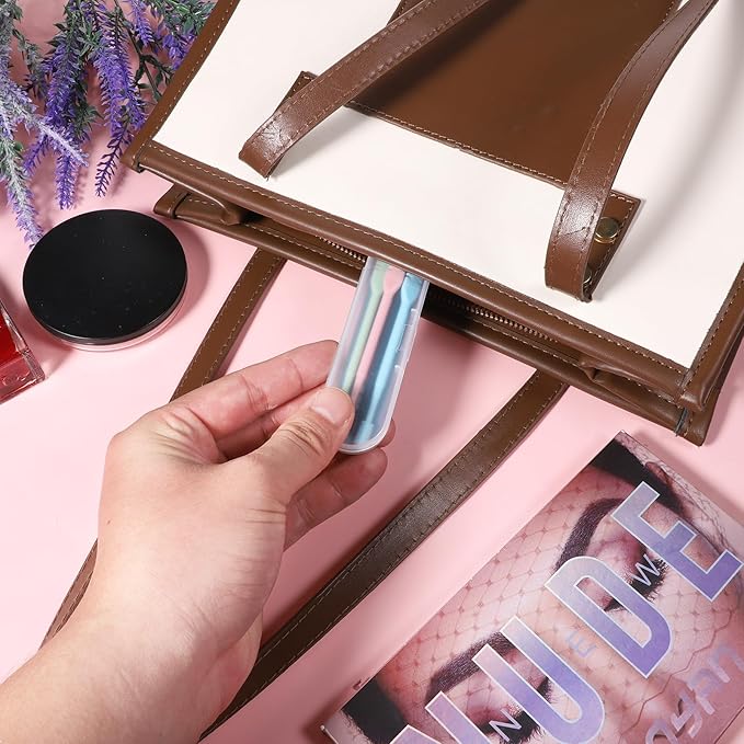 5Pcs Manual Nose Hair Trimmer, Double Sided Nose Hair Cutter 360° Rotating Nasal Hairs Trimmer Multicolor 2 in 1 Nasal Hairs Cutter Manual with Cleaning Brush for Women Men(5)