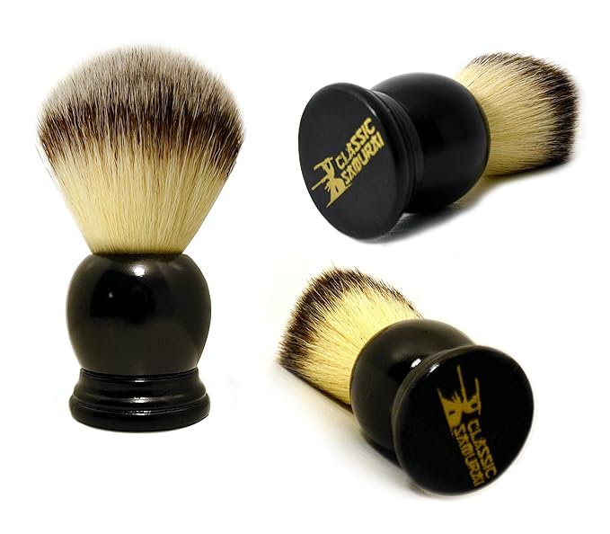B-101 Classic Samurai Synthetic Shaving Black Brush