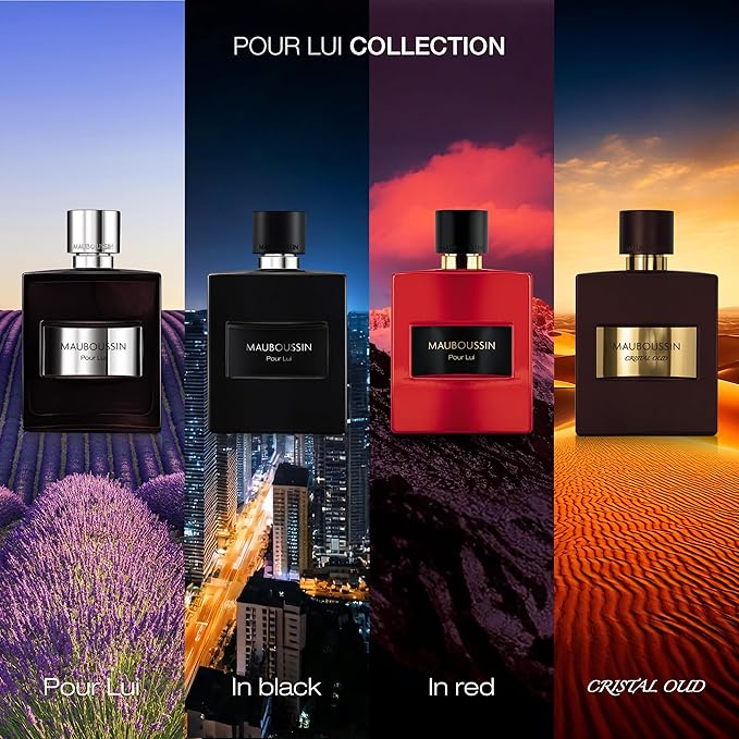 Mauboussin - Pour Lui Cristal Oud 100ml (3.3 Fl Oz) - Eau de Parfum for Men - Oriental Scent