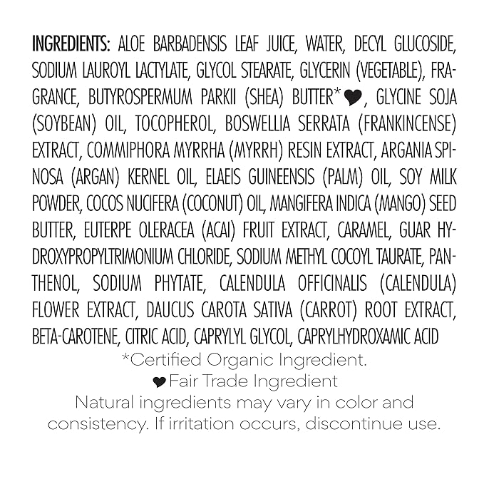 Nubian Heritage Body Wash Raw Shea Butter for Dry Skin Paraben Free Body Wash, 13 oz