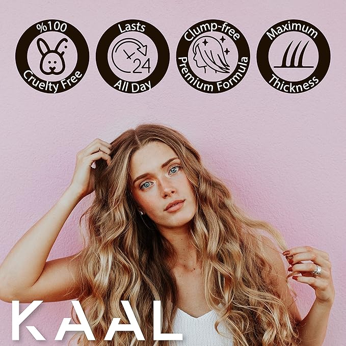 KAAL Hair Fiber Refill Pack | (1.76 oz, Black) Hair Thickening Fibers, Conceal Thinning Hair for Men and Women, Enhancing Hair Texture