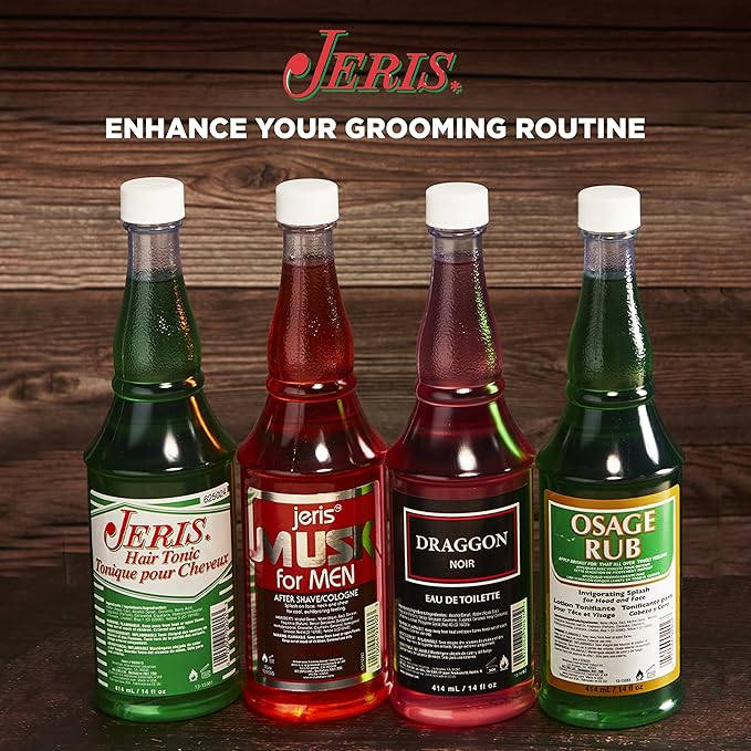 Clubman Jeris Hair Tonic Professional Size, Men's Revitalizing Classic Grooming Treatment, 14 Fl Oz, 1-Pack