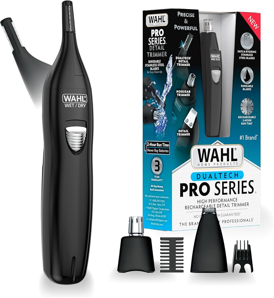 The Grooming Detail That Changes Everything Why the Wahl Pro Series Rechargeable Eyebrow, Ear & Nose Hair Trimmer Is a Quiet Game-Changer