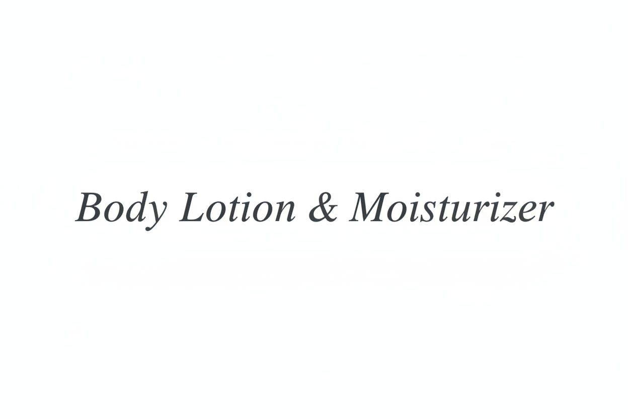 Body Lotion & Moisturizer