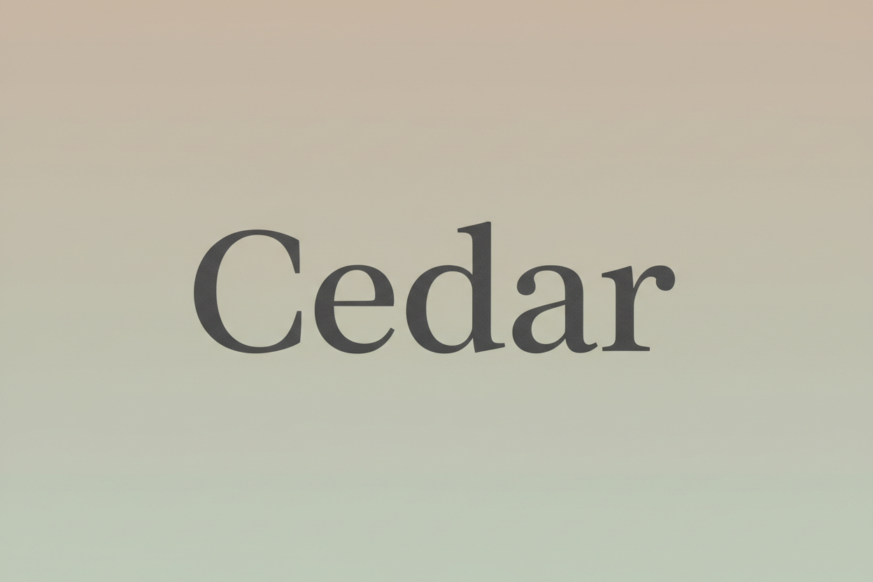 Cedar