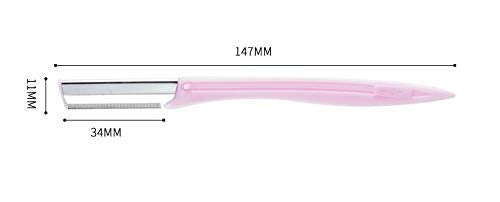 WOIWO 4PCS Eyebrow Shaping Knife Ladies Professional Eyebrow Shaving Blade Beauty Makeup Tool Beginner Eyebrow Shaving Knife Beginner Eyebrow Shaving Knife Set