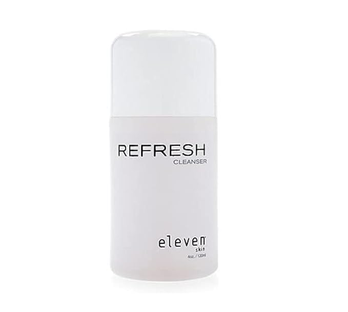 Elevenskin Refresh Facial Cleanser - Gentle Gel Face Wash with Seaweed & Marine Extracts - Hydrating Makeup Remover, Face Cleanser for Women & Men - All Skin Types, 4 fl oz
