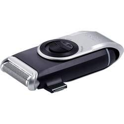 Braun Pocket M90 Rasierer Stainless Steel Battery Powered Shaver