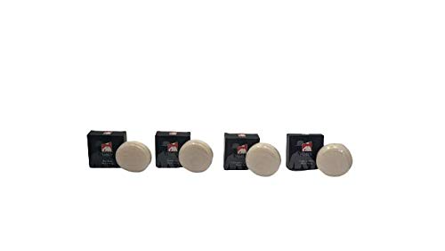 G.B.S Men’s Shaving Soap Pack 97% All Natural Enriched With Shea Butter & Glycerin, Creates Rich Lather Form, 3 Oz Each Nourishes Skin Smooth Clean Shave Pack of 4 Different Scents