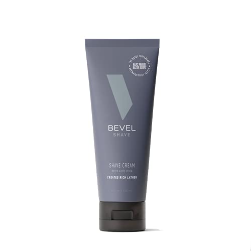 Bevel Shave Cream & Pre Shave Oil Bundle - Includes Shaving Cream for Men & Priming Oil, Clinically Tested to Reduce Skin Irritation and Prevent Razor Bumps