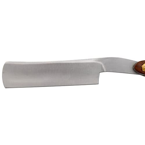 Straight Razor | Straight Edge-Razor Red Wood & Bone Handle- Sharp | High Hardness Stainless Steel Cutthroat Straight Edge Blade | Barber Razor (221)