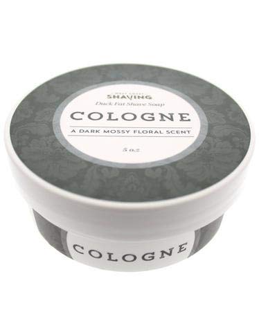 WCS Duck Fat Shaving Soap, Cologne, 5 oz
