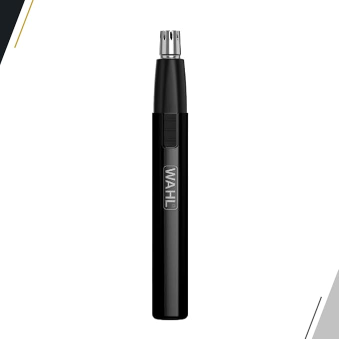 Wahl Canada Premium Lithium Ear, Nose & Brow Trimmer, Power and Precision for Men's Grooming, Wet/Dry Black Pen Trimmer, Model 5536