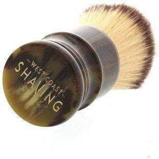 West Coast Shaving Tortoiseshell Collection Torch Shaving Brush, Synthetic, 26mm