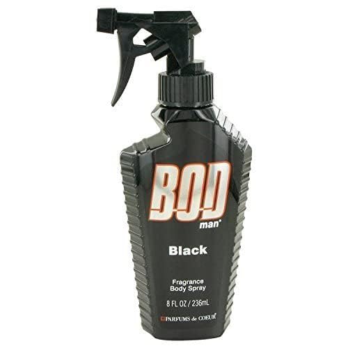 Bod Man Black By PARFUMS DE COEUR FOR MEN 8 oz Body Spray