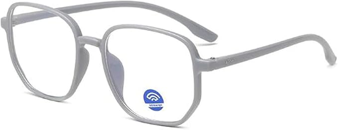 Anti-Blu-ray mobile phone glasses for men and women with irregular polygonal plain face no degree glasses frame
