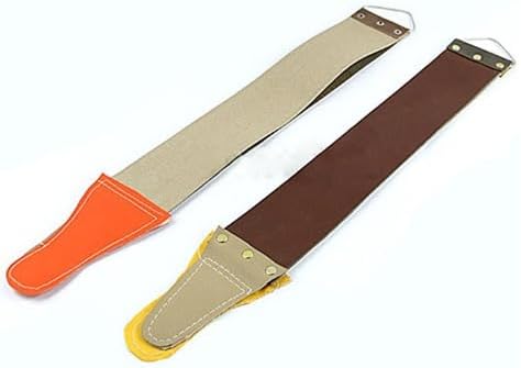 Canvas Leather Sharpening Strop For Barber Open Straight Sharp Razor Shave TOP