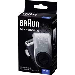 Braun Pocket M90 Rasierer Stainless Steel Battery Powered Shaver