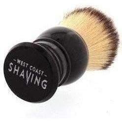 West Coast Shaving Lantern Shaving Brush, Synthetic, Black, 24mm