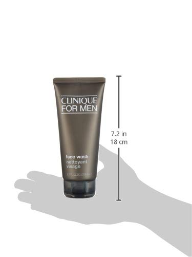 Clinique For Men Face Wash For Normal To Dry Skin Types | Mild Facial Cleanser | With Aloe Vera + Sucrose-| Cleanses + Refreshes,6.7 Fl Oz,(Pack of 2)