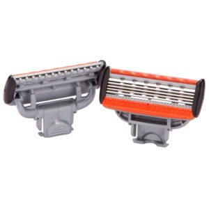 Men's 5-Blade Cartridge Razor System with Trimmer + 4 Extra Cartridges