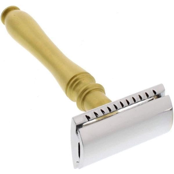 West Coast Shaving Vintage Collection Razor 77BR, Brass (Closed Comb)