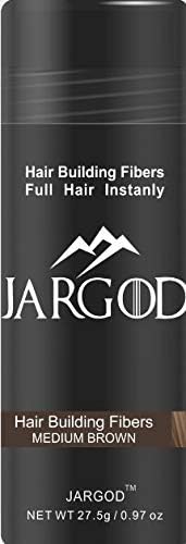 Hair Fibers for Instant Volume and Thicker Fuller Hair Hair Building Fiber for thinning Hair & Bald Spots Conceals Hair Loss in Seconds - Hair Powder for Women & Men (Medium Brown)