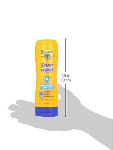Banana Boat Sunscreen Lotion, SPF 30 | Sport Ultra | Water Resistant | 8oz | Oxybenzone Free